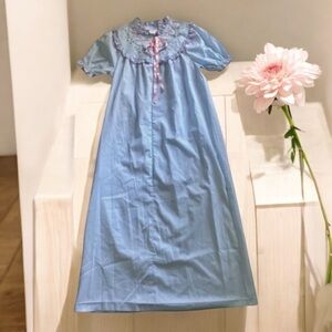 Vintage Lara Dee By Charm Embroidered Nightgown Medium